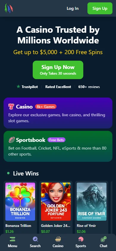 Wild.io mobile lobby